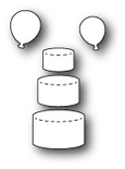 Нож для вырубки от Poppystamps - Party Balloons and Cake  