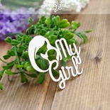 Чипборд от Вензелик - My Girl, размер: 46x50 мм
