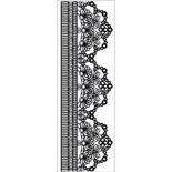Акриловый штамп от Kaisercraft -SCALL LACE-TEXTURE CLEAR