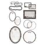 Набор карточек для журналинга с веллумом от BasicGrey -  Basic White - Journaling Transparencies - Take Note