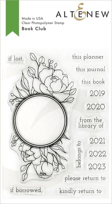 Набор штампов от Altenew - Book Club Stamp Set - Книжный клуб, 15 шт.