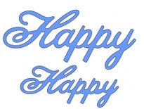 Лезвия Happy от Cheery Lynn Designs, 2 шт.