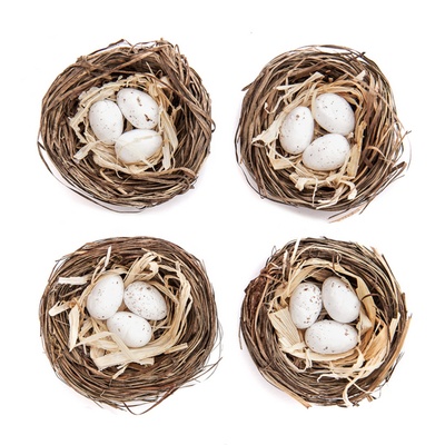 Декоративні гнізда Mini Decorative Nests, 4 шт, dpCraft