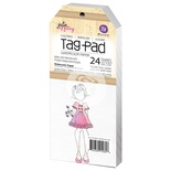 Набор тэгов от Prima - Julie Nutting Mixed Media Tag Pad 24/Pkg, 24 шт. (8,89х21,59см)