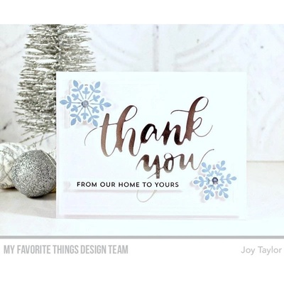 Лезвие нож My Favorite Things - Serene Snowflakes Die-namics - Снежинки
