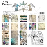 Набор бумаги от ABstudio - "Paradise Lost" - Paper set 8x 30х30см + bonus