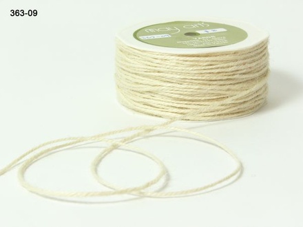 Джутовый шнур Twisted Burlap - Ivory, 1 мм, цвет: бежевый, 90 см