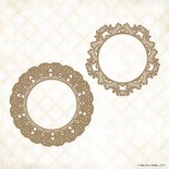 Чипборд Blue Fern Studios - Lace Rounds