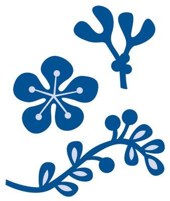 Набор лезвий Marianne Design Creatables - Mistletoe - Омела белая