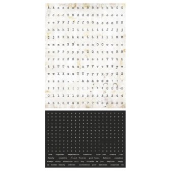 Наклейки от 7 Dots Studio - Domestic Goddess - Alpha - Salt & Paper
