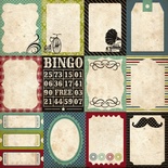 Лист двусторонней скрапбумаги от Echo Park Paper - Times and Seasons Cards