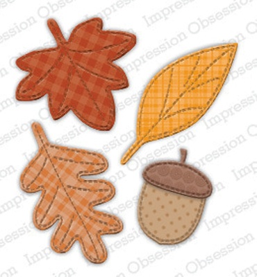 Ножи от Impression Obsession - Patchwork Leaves
