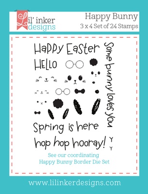 Штампы от Lil' Inker Designs - Happy Bunny Stamps