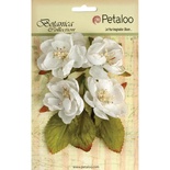 Набор объемных цветов Petaloo - Botanica Blooms x4 - White