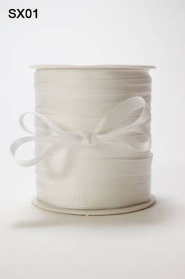 Лента WHITE, цвет белый, ширина 9,5мм, длина 90 см