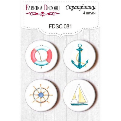 Набор скрапфишек Фабрика Декору из 4 шт FDSC 081