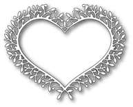 Нож для вырубки от Poppystamps - Woodland Heart Frame
