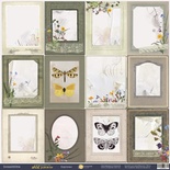 Лист односторонней бумаги 30x30 от Scrapmir Карточки из коллекции Herbarium Wild summer