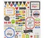 Полная коллекция бумаги и декора от Doodlebug Cardstock - School Days