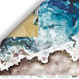 Лист двусторонней бумаги от Scrapmir - Бриз - Nautical Graphic, 30x30см