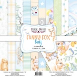 Набор скрапбумаги Funny fox boy 20x20 см 10 листов, ТМ Фабрика Декора