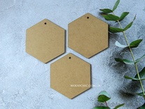 Заготовка для декорирования от WOODchic - "Соты", 9.5х9.5 см