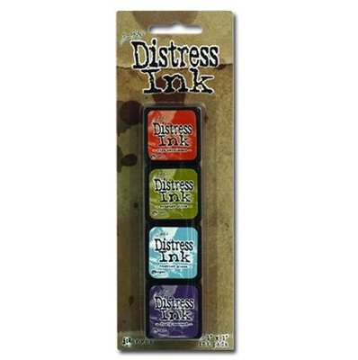 Набор штемпельных подушек Ranger - Distress Mini Ink Kit - Kit 8