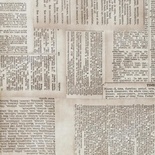 Ткань 100% хлопок - Tim Holtz Eclectic - Dictionary-Neutral, 45х55 см
