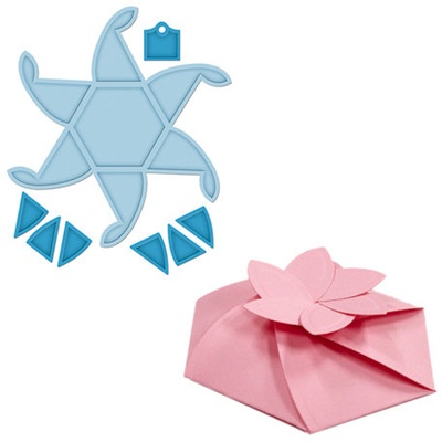 Лезвие Spellbinders - Hexagon Pinwheel Top Box