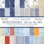 Набор бумаги для скрапбукинга от Maja Design - Life by the Sea PAPER PAD, 15х15 см, 36 листов