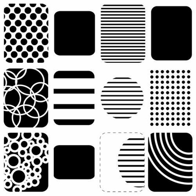 Маска The Crafter's Workshop - Mini Template Life Shapes Small, 15х15 см.