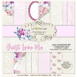 Набор скрапбумаги LemonCraft - Just Love Me, 30х30 см, с бонусом