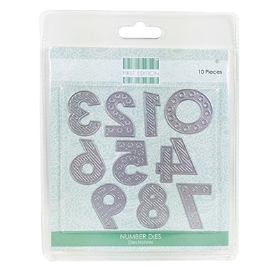 Ножи для вырубки - Цыфры от First Edition - Decorative Numbers Dies, 10 шт.