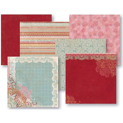Набор скрапбумаги HOTP - Lace Paper Pack, 12 листов, размер 30х30 см