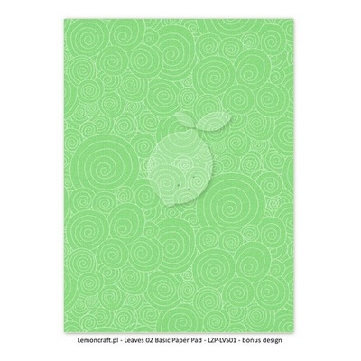 Набор скрапбумаги LemonCraft -  Leaves 02, basic, 21.1х29.7 см, двусторонняя