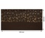 Отрез кожзама с тиснением  золотой фольгой Golden Dill  Chocolate 50 х 25 см, ТМ Фабрика Декора