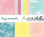 Набор бумаги, фишек и штампов от Color Hills - Коллекция Lazy moments, 16 элементов