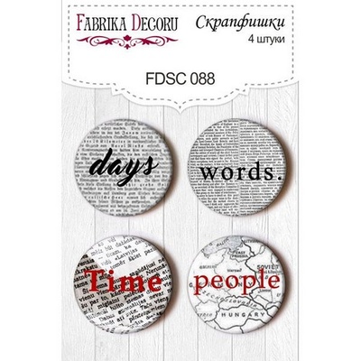 Набор скрапфишек Фабрика Декору из 4 шт FDSC 088