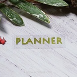 Термонадпись "Planner" №1, золото
