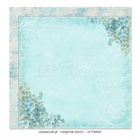 Лист двусторонней бумаги для скрапбукинга LemonCraft -  Forget Me Not 01