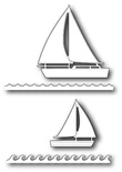 Нож для вырубки от Poppystamps - Marina  Sailboats