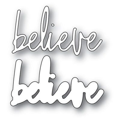 Ножи для вырубки от Memory Box - Believe Jotted Script