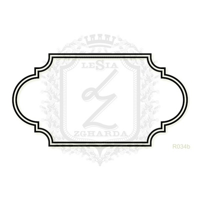 Акриловый штамп Lesia Zgharda R034b Рамка