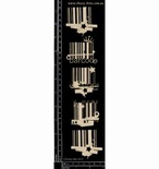 Чипборд от Dusty Attic - Bar Codes, 5 шт.