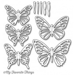 Лезвие My Favorite Things - Die-namics Flutter of Butterflies - Lace, 10 шт.