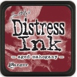Штемпельная подушка Ranger - Distress Mini Ink Pad - Aged Mahogany