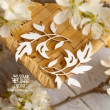 Чипборд ScrapBox - Веточки с листиками 2 шт. Hf-051
