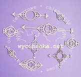 Чипборд от Wycianka - Орнаменты - ориентиры, 9 шт.