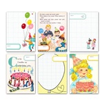 Карточки для журналинга от Pretty Little Studio  -  Birthday Candles Journaling Cards