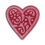 Лезвие Sizzix Embosslits Die - Heart, Lace by Scrappy Cat, 1 шт.